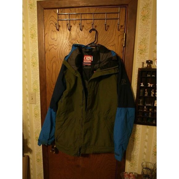 Bonfire Dry L3 Men's L Snowboard Shell Blue Green - Picture 1 of 8